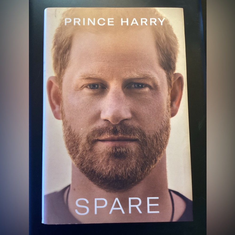 Prince Harry 'Spare' Hardcover Book